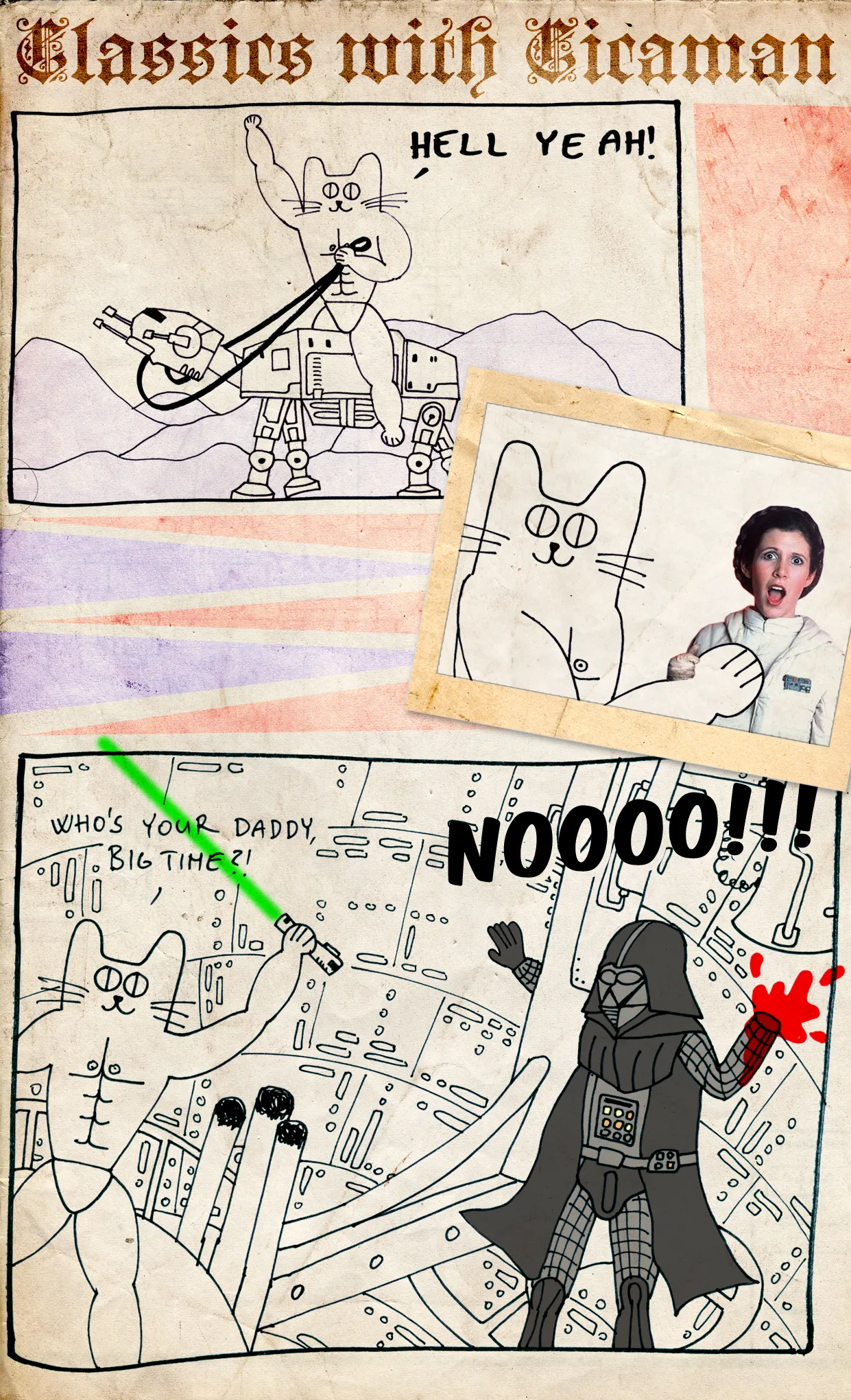 A Cicaman strip