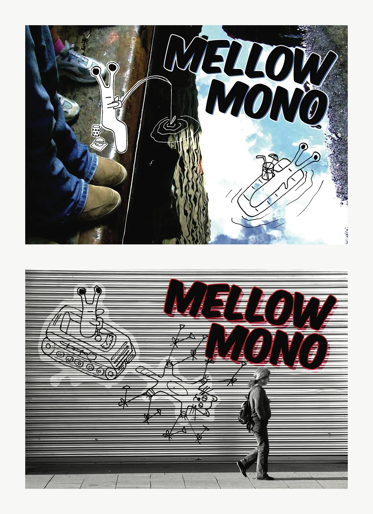 Flyers for Mono Club in Budapest