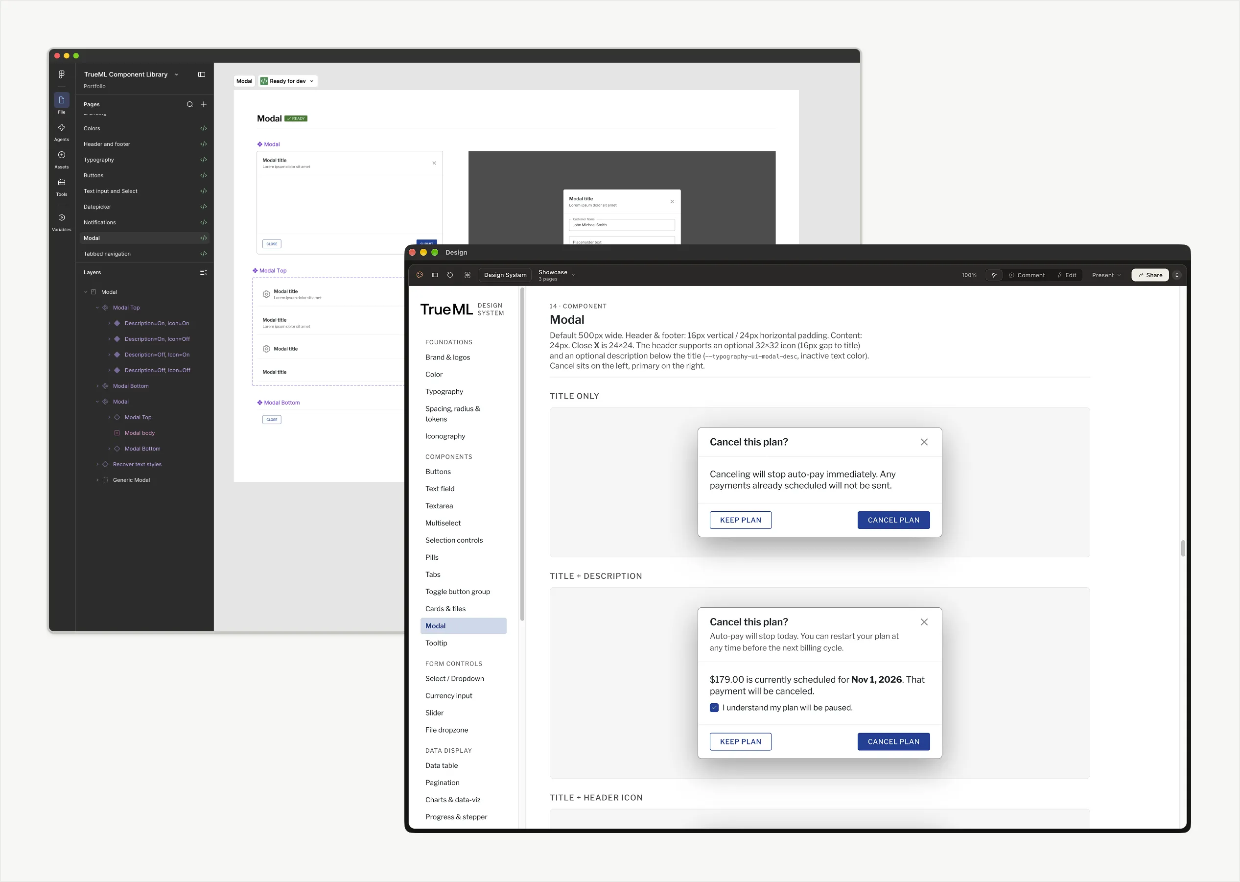 From atomic elements to complex components for data-heavy internal tools.